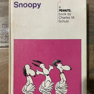 Vintage (1958) "Snoopy" Cartoon Hardcover Book